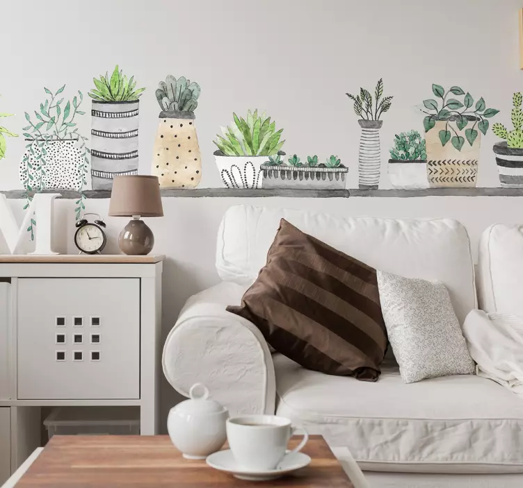 Raft plante autocolant de perete - TenStickers