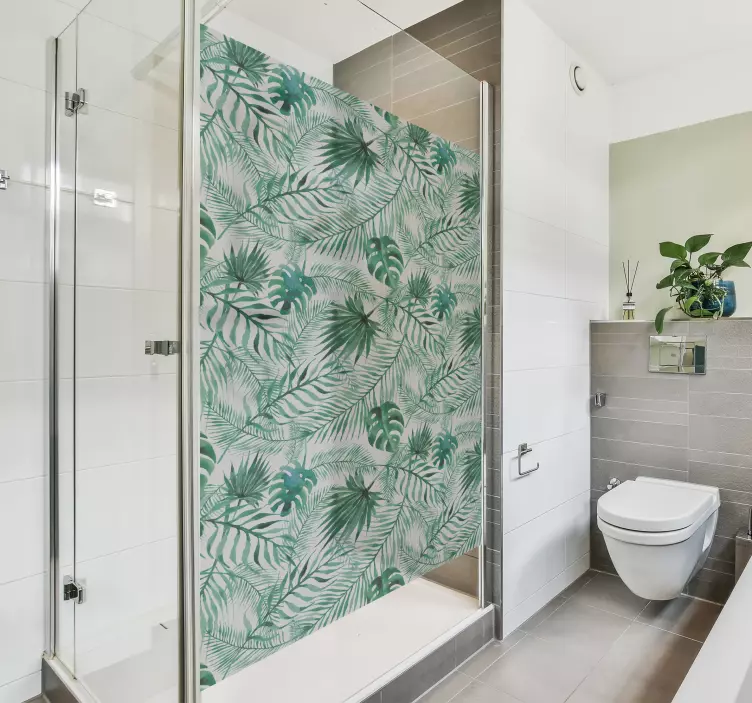 Plante tropicale dus decal - TenStickers