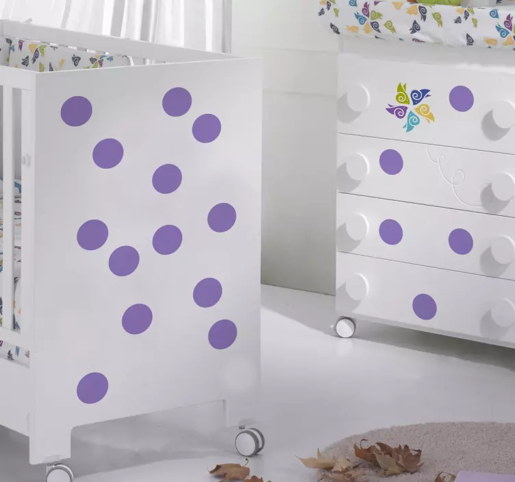 Polka dots copii decor autocolant - TenStickers