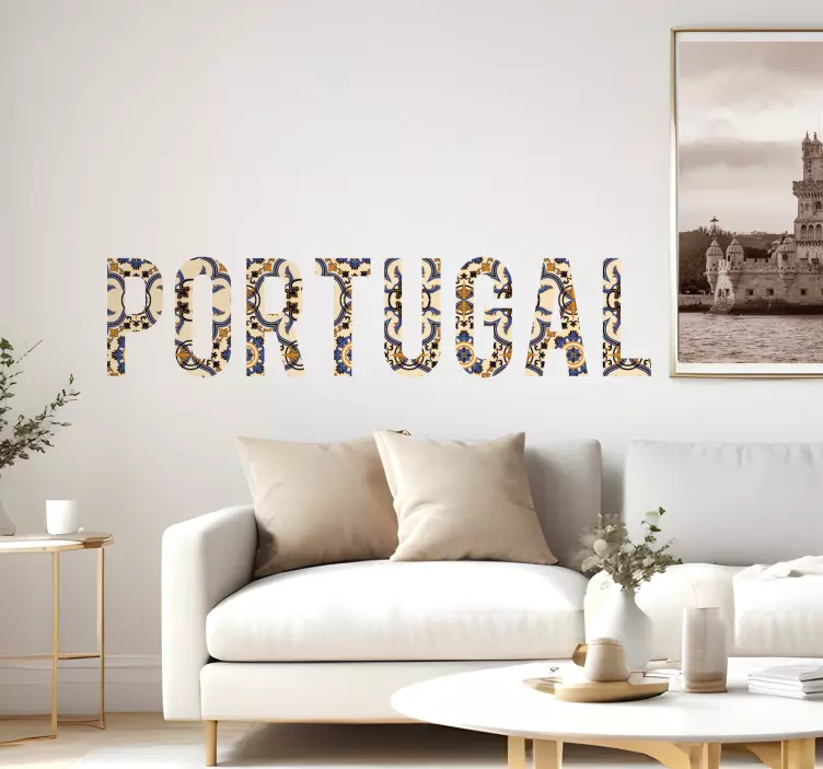 Autocolant de vinil de perete portugal - TenStickers