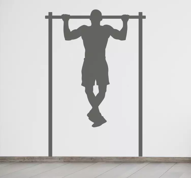 Pull up fitness sticker de perete - TenStickers