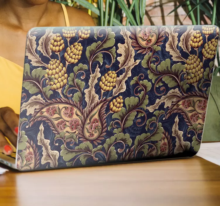 Autocolant realist laptop ilustratie - TenStickers