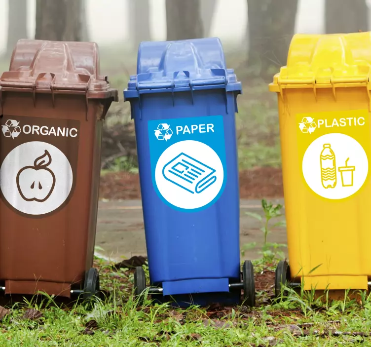 Reciclarea autocolantelor etichetelor - TenStickers