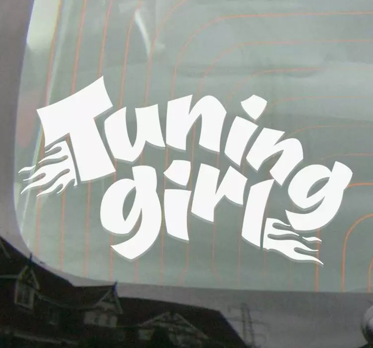 Tuning auto autocolant de vinil - TenStickers