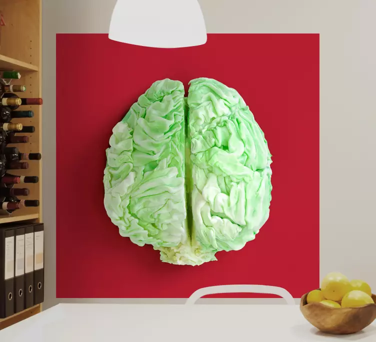 Salată cu aspect de autocolant pentru creier - TenStickers