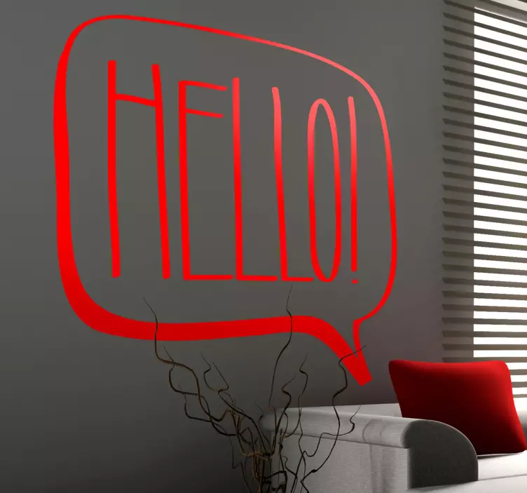 Salut sticker comic - TenStickers