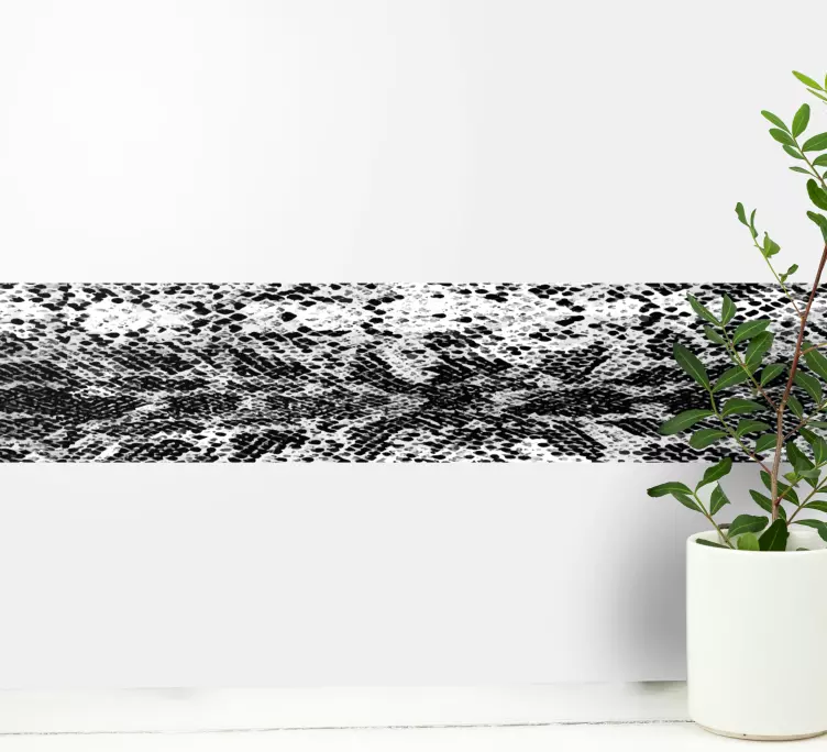 Autocolant de intrare cu cântare de șarpe - TenStickers