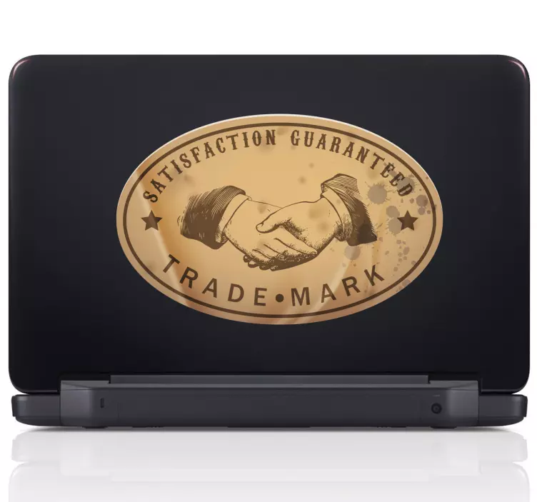 Satisfacție garantată sticker laptop - TenStickers