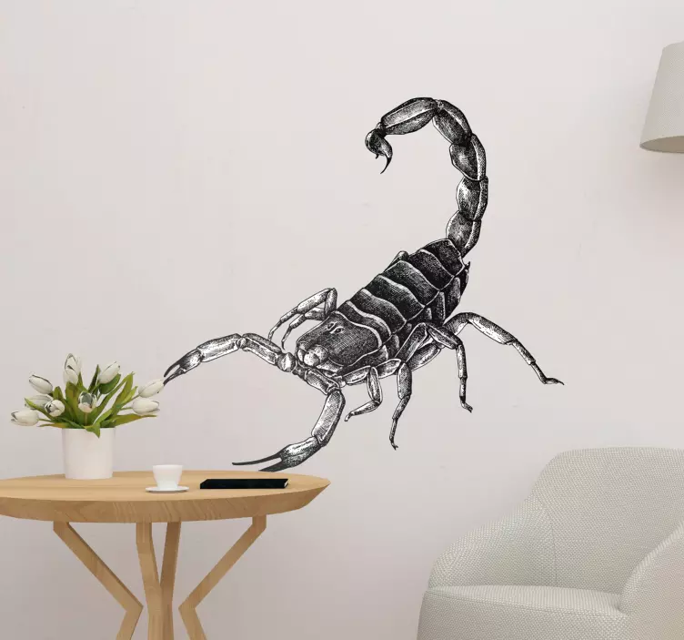 Scorpion animal animal sticker de perete - TenStickers