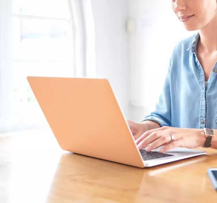 Stickere per laptop puf de piersici - TenStickers