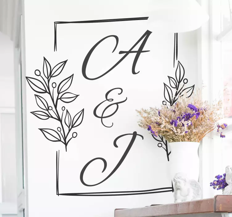 Autocolant de vinil de nuntă - TenStickers