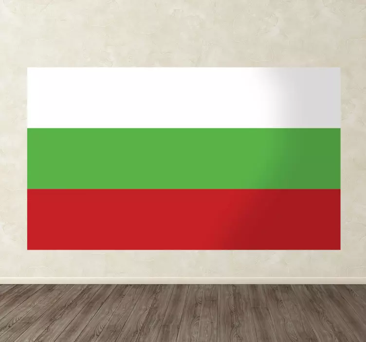 Steagul bulgaria autocolant de perete - TenStickers