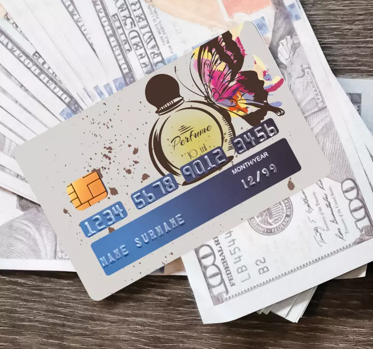 Sticker de carte de parfum dragoste - TenStickers