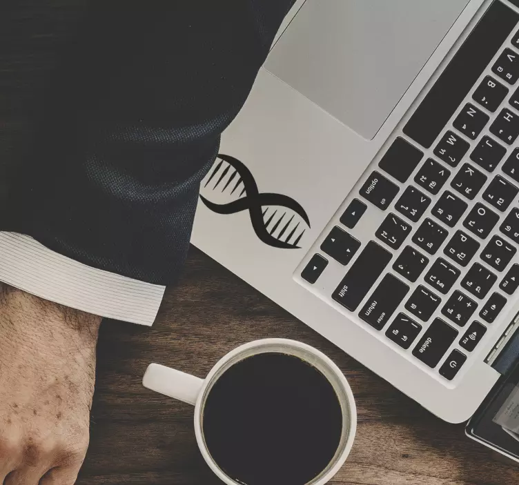 Sticker de laptop dna - TenStickers