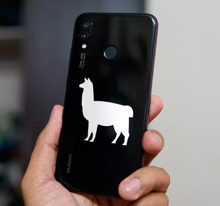 Sticker telefon llama huawei - TenStickers