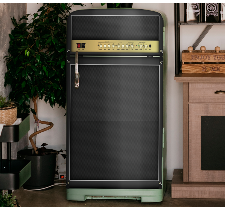Amplificator chitara rock frigider decal - TenStickers