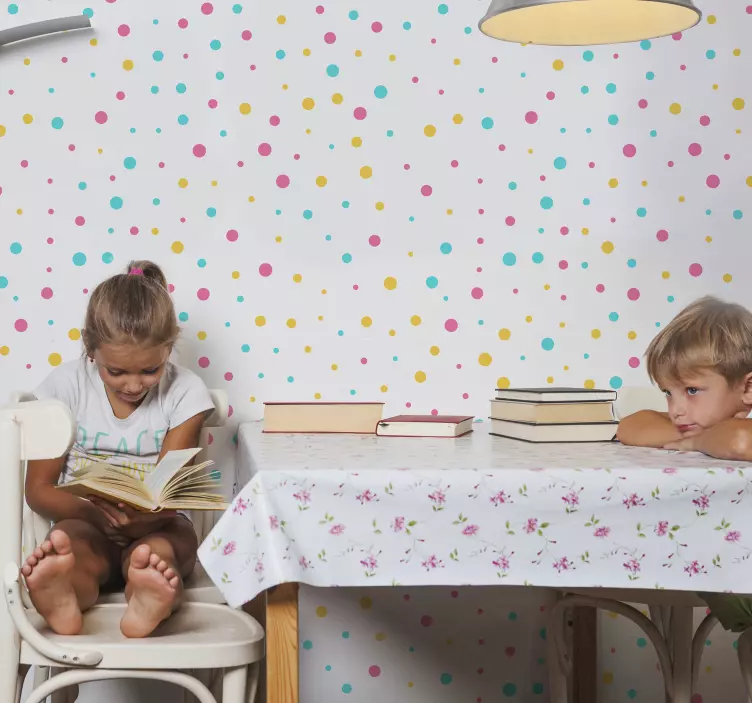 Stickere locuri cercuri vibrante cu pete - TenStickers