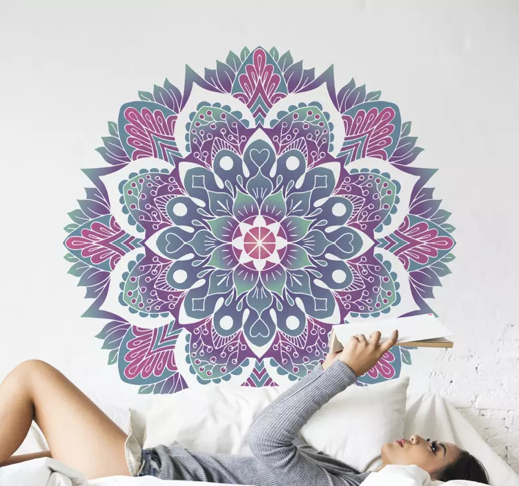 Stickere locuri stil mandala colorat - TenStickers