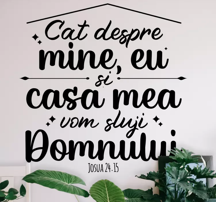 Stickere pereti Cat despre mine si casa mea - TenStickers