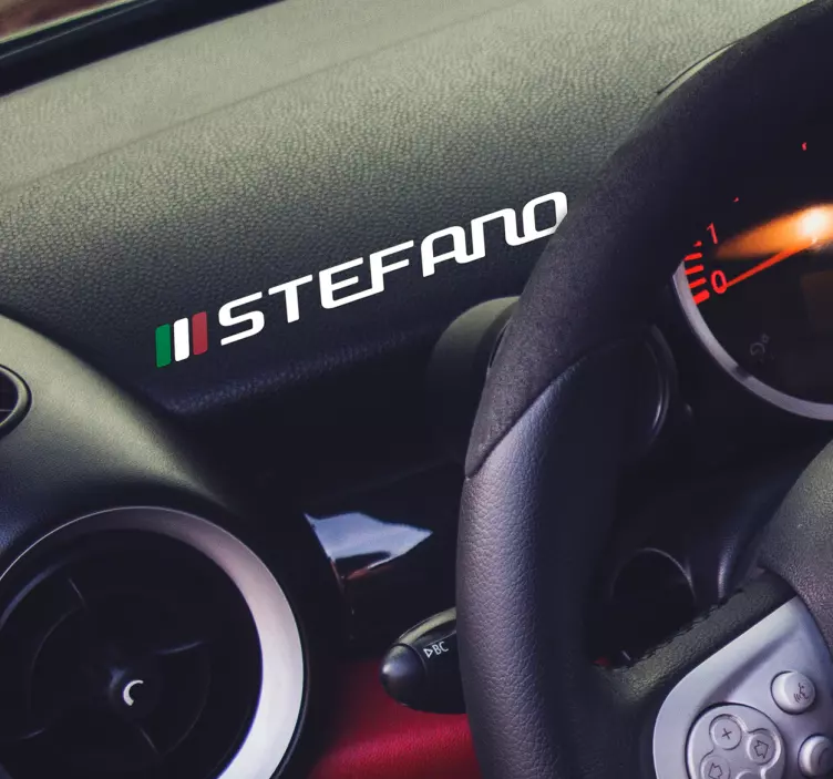 Autocolant de bord personalizabil autocolant auto - TenStickers