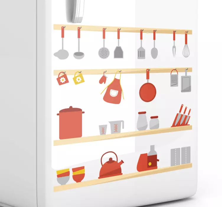 Tacâmuri de perete pentru ustensile de bucătărie - TenStickers