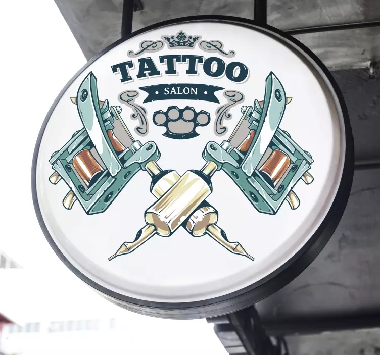 Autocolant de perete magazin de tatuaje - TenStickers