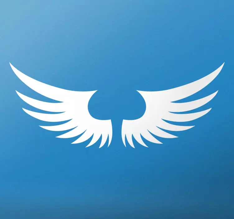 Tatuaje aripi înger perete arta sticke - TenStickers