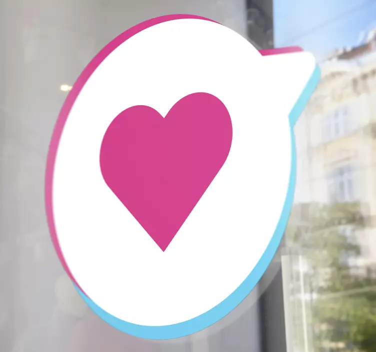 Tiktok ca autocolant de fereastră - TenStickers