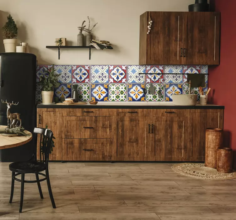 Autocolant tipic de țiglă portugheză - TenStickers