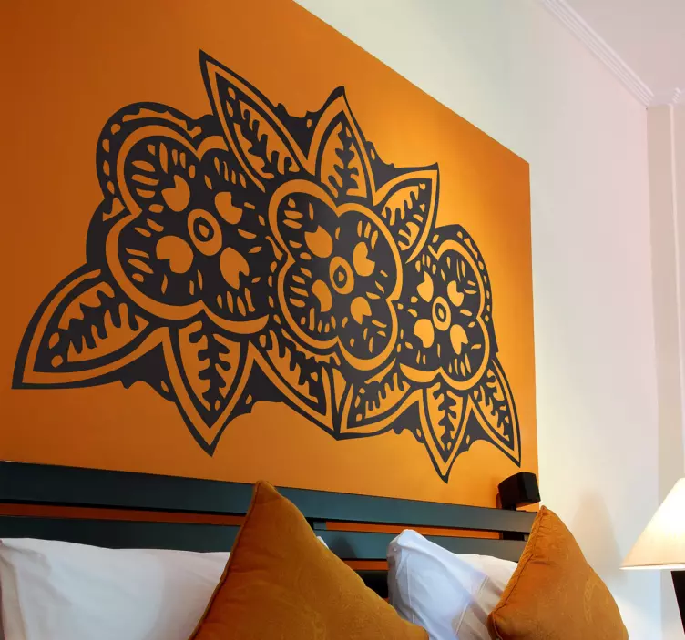 Trei flori indiene - TenStickers