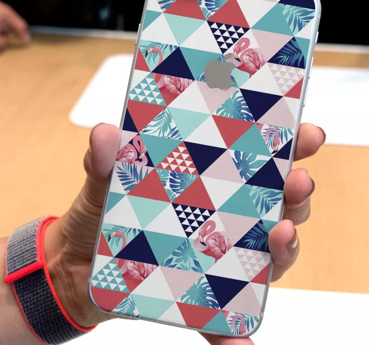 Tropical și flori autocolant autocolant iphone - TenStickers