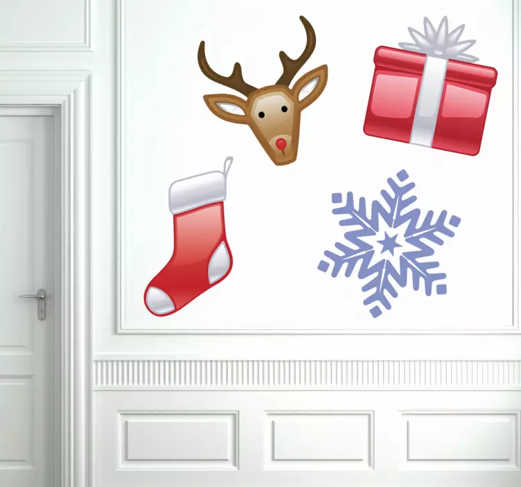 Trusă de autocolante de crăciun - TenStickers