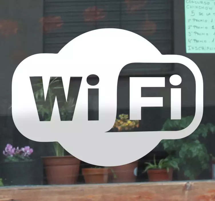 Wifi autocolant - TenStickers
