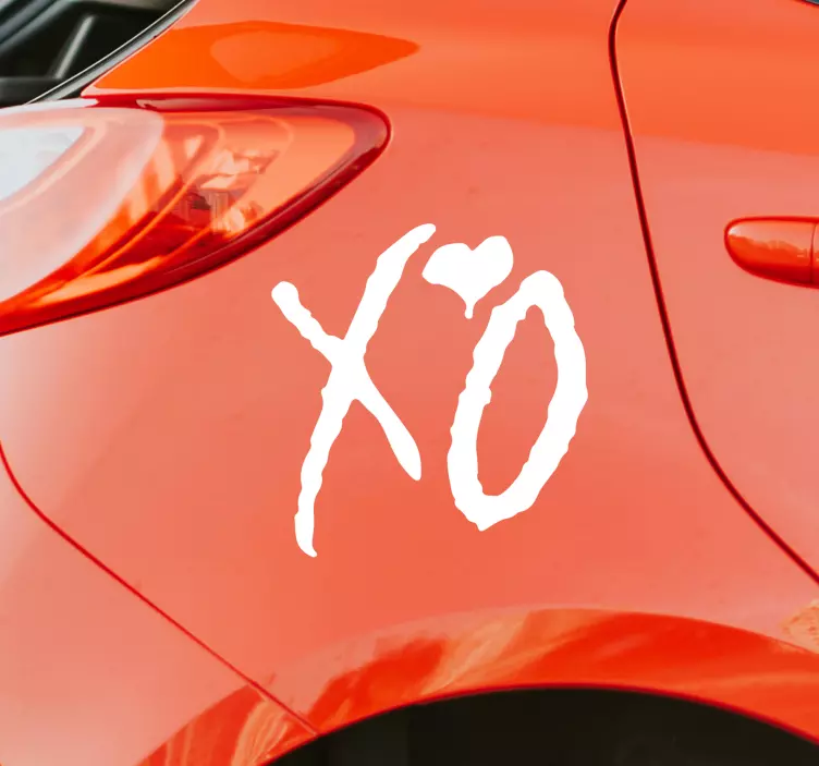 Xo autocolant auto logo-ul mărcii - TenStickers