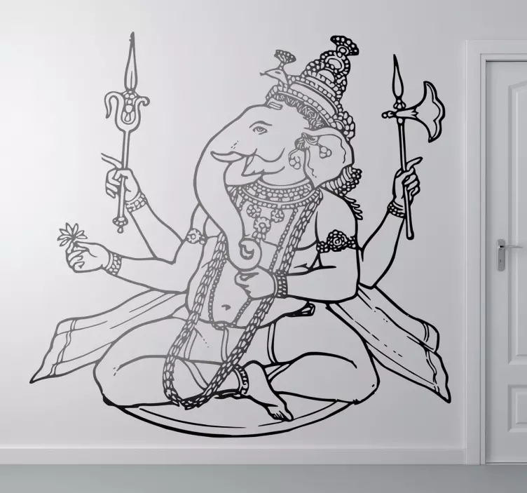 Zeul elefant hindus - TenStickers