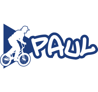 Autocolante biciclete nume bmx - TenStickers