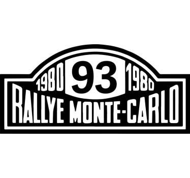 Etichete animale numărul raliului monte-carlo - TenStickers