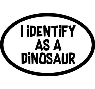 Autocolant pentru auto mă identific ca - TenStickers