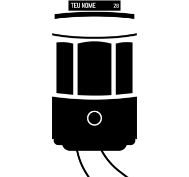 Autocolant oraș vinil personalizável electric de lisboa - TenStickers