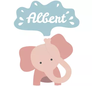 Autocolant personalizat pentru animale sălbatice - TenStickers