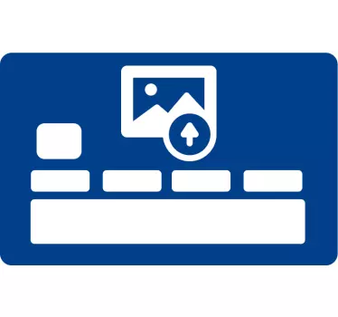 Autocolant personalizabil pentru cardul de credit - TenStickers
