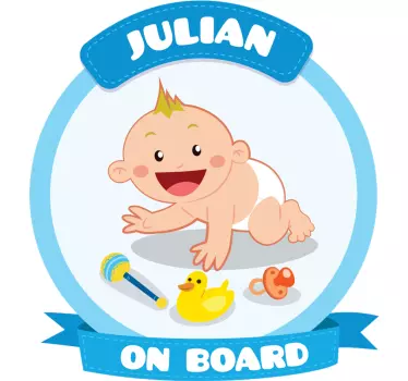 Copil la bord pentru auto autocolant - TenStickers