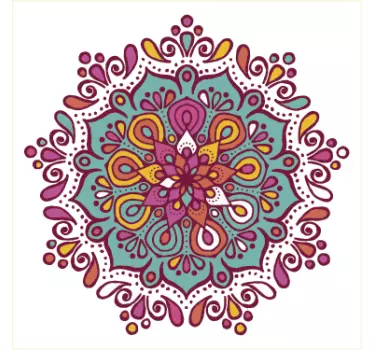 Gresie mandala transfer de faianță decorativă - TenStickers