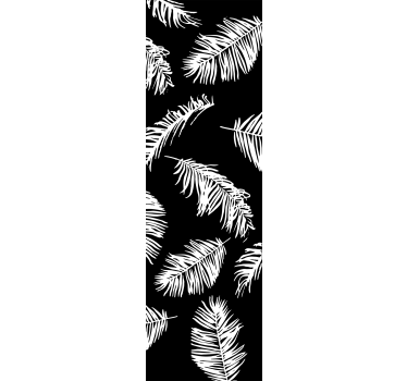 Autocolant de duș cu plante pluviale - TenStickers