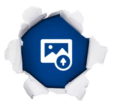 Autocolant personalizat pentru găuri de hârtie 3d - TenStickers