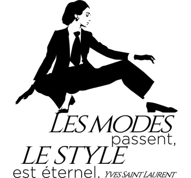 Yves saint laurent fr cota decal - TenStickers
