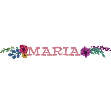 Biciclete flori personalizate autocolant - TenStickers