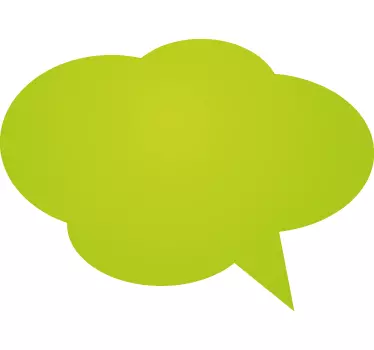 Discurs cu bule de vorbire - TenStickers