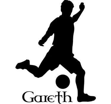 Autocolant de fotbal gaelic silueta - TenStickers