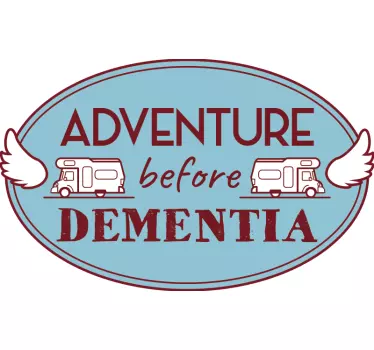 Aventură înainte de decența mașinii demențiale - TenStickers